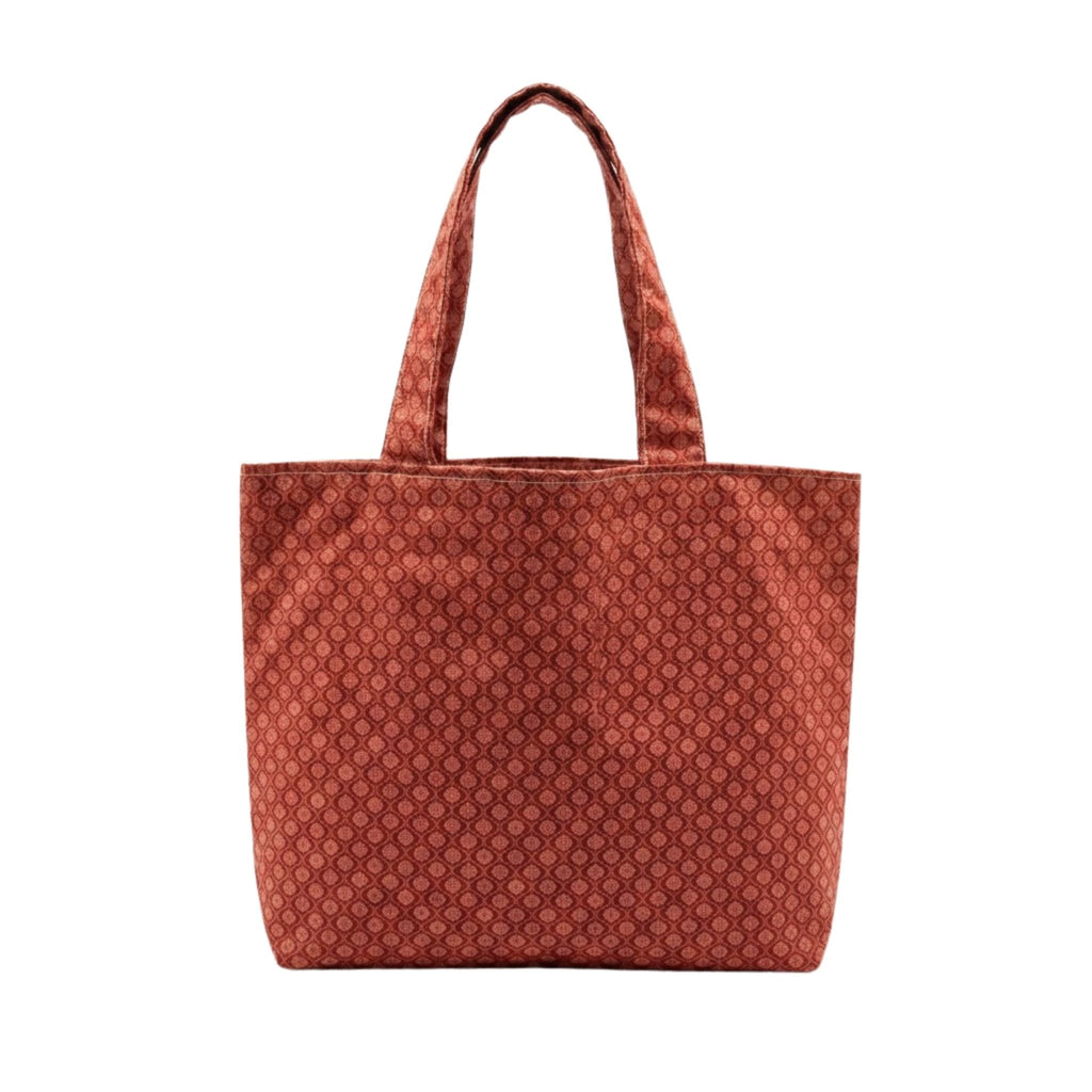 Bolso de juguete infantil de tela granate – Juego simbólico Montessori