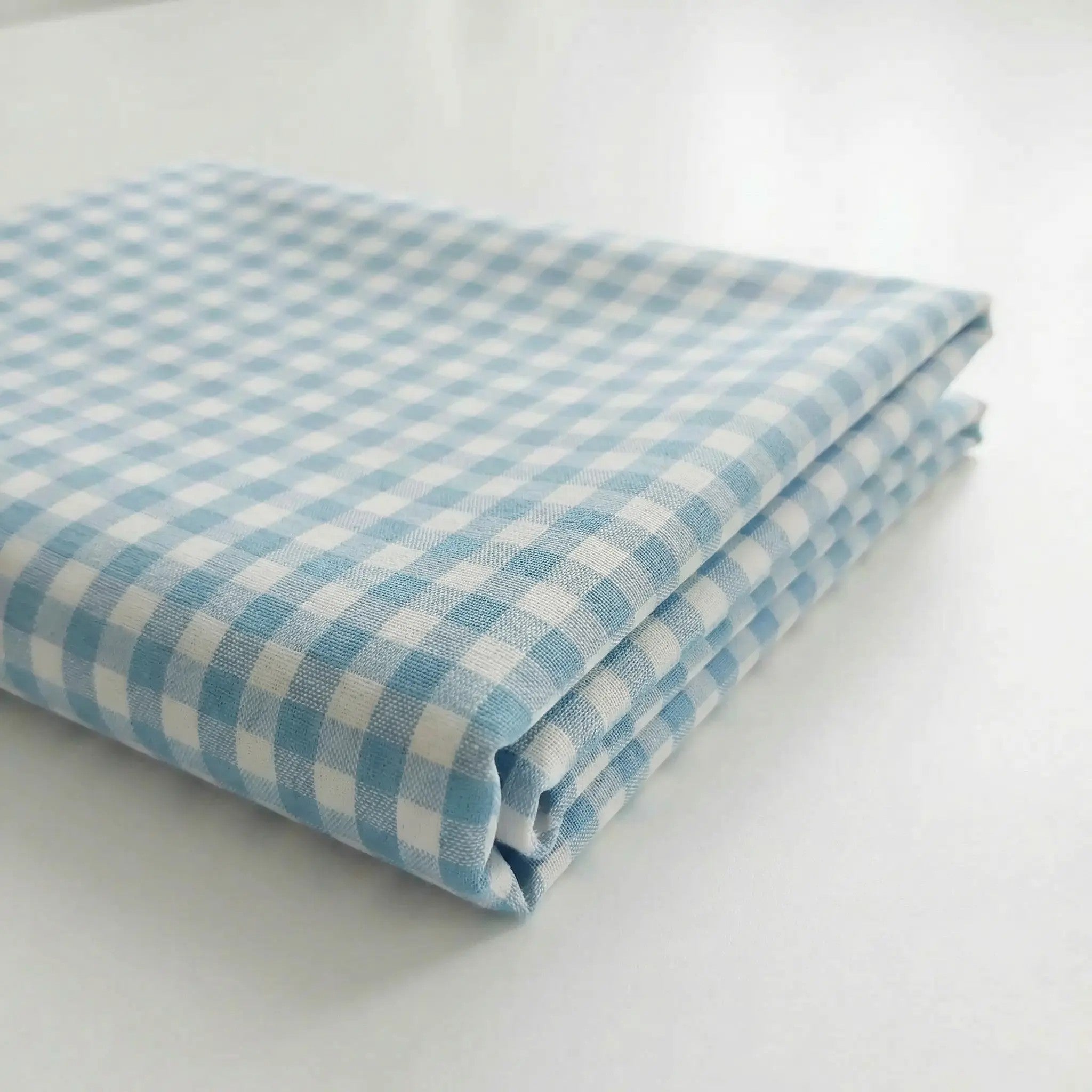 Mantel de tela infantil color azul y crudo | Material ambientes de aprendizaje