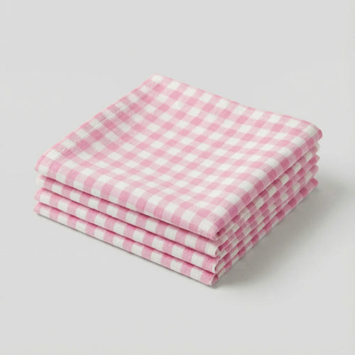 Servilletas de tela infantiles reutilizables, suaves y seguras. Ideales para ambientes infantiles, jardines y hogares. Diseño funcional y ecológico.