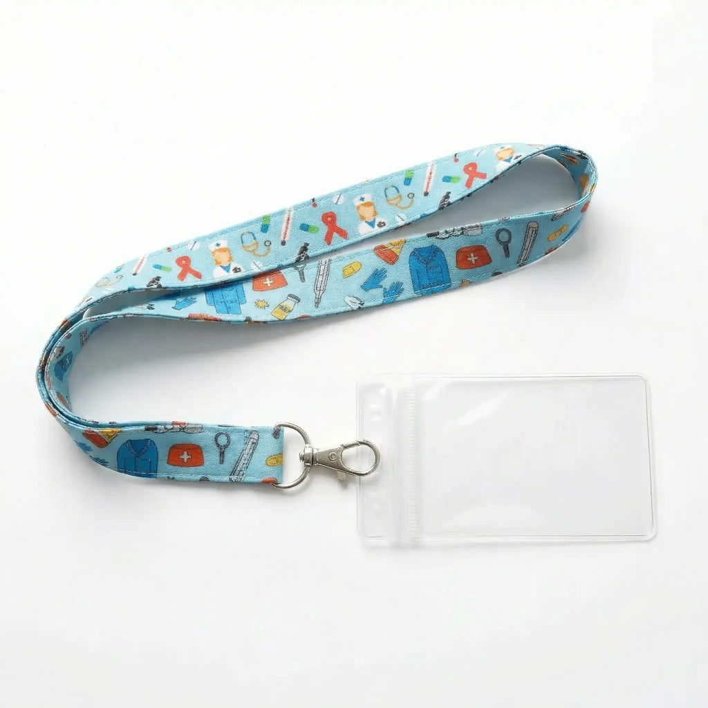 Cinta de tela con identificador para jugar a médicos - Azul