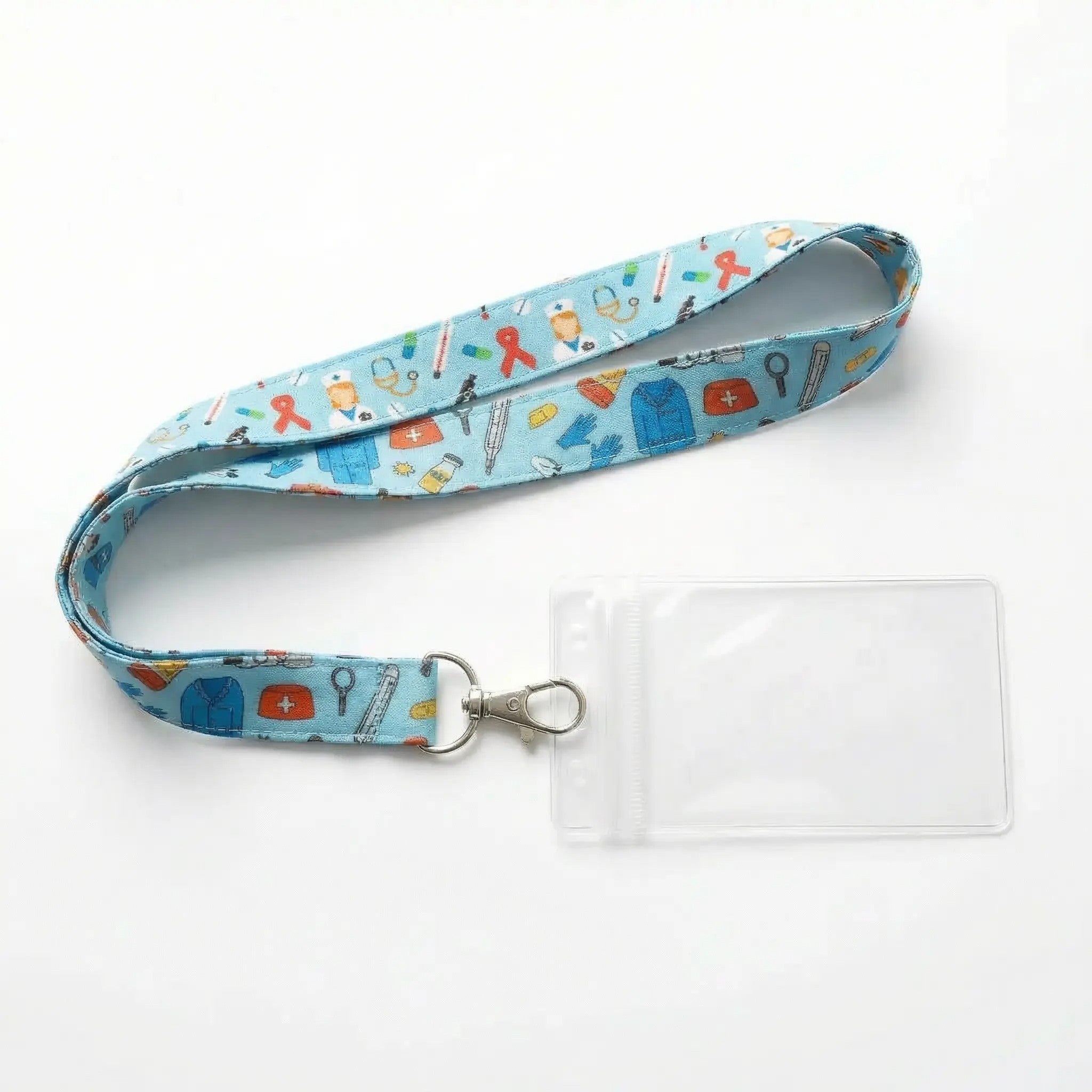 Cinta de tela con identificador para jugar a médicos - Azul