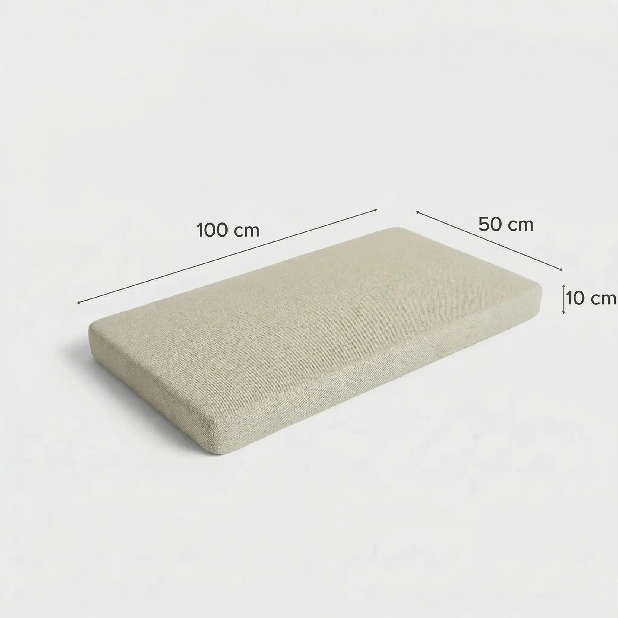 Espuma infantil 25 × 25 × 100 cm con funda extraíble