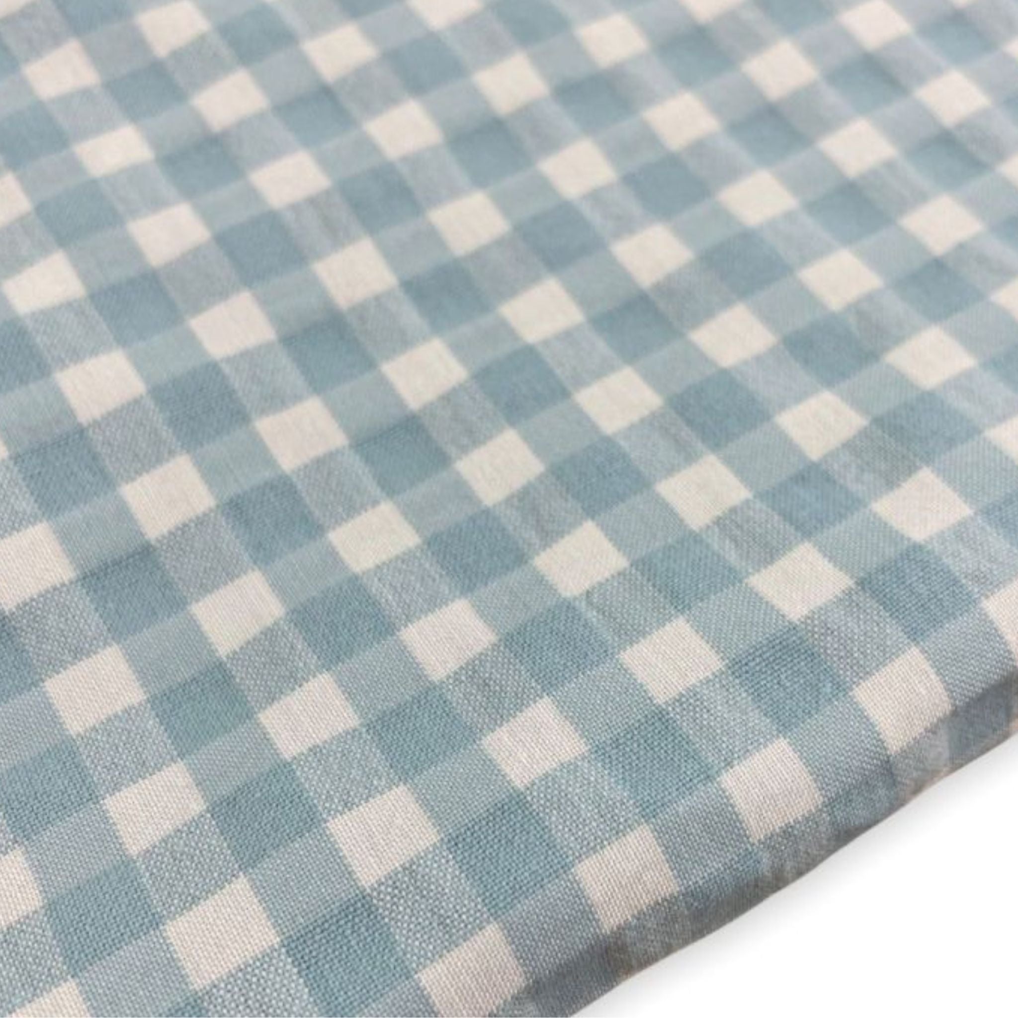 Mantel de tela infantil color azul y crudo | Material ambientes de aprendizaje