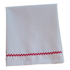 Sábana para cama de muñecas con almohada - Lunares fresa