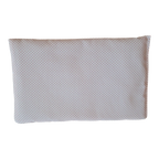 Sábana para cama de muñecas con almohada - Lunares fresa