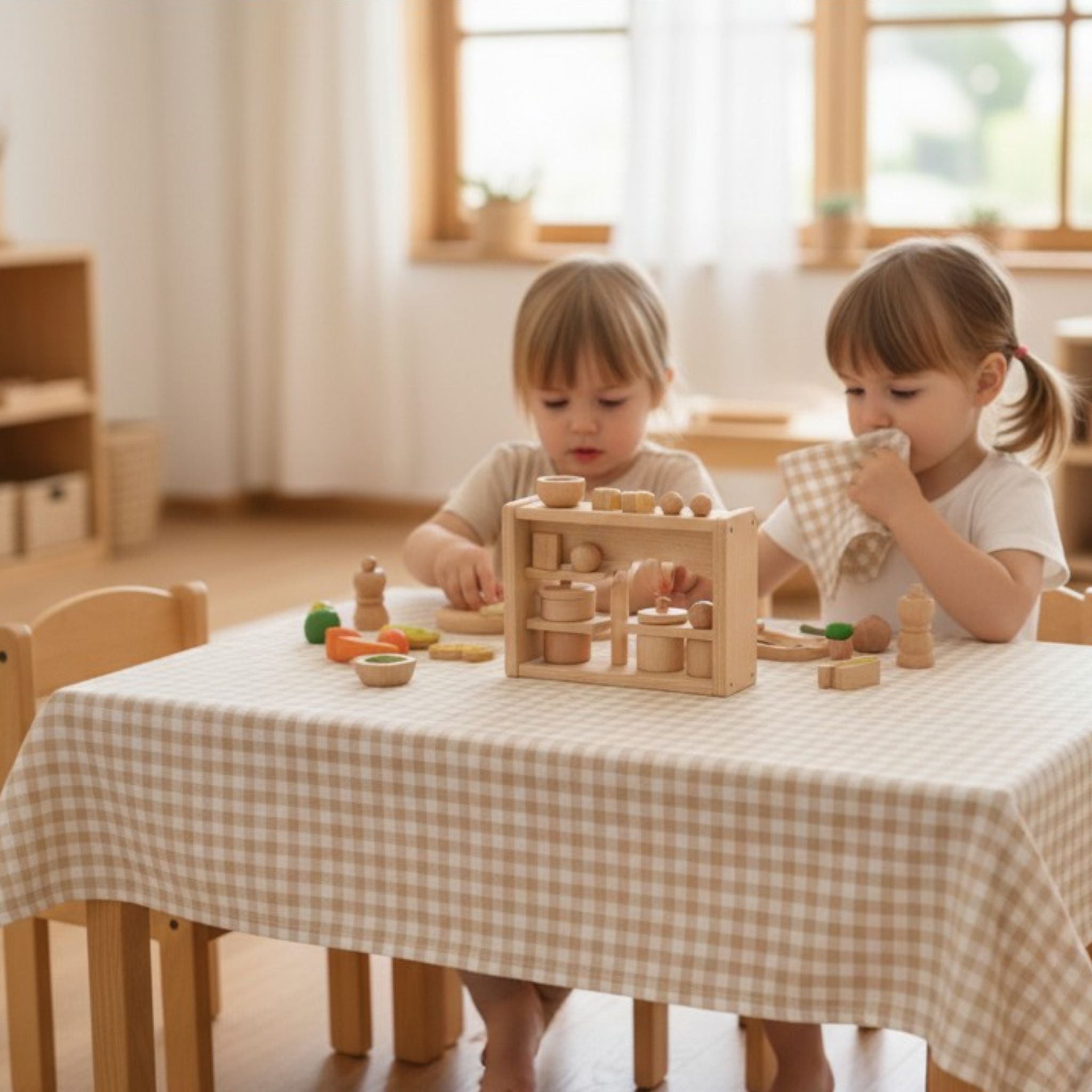 servilletas infantiles material espacios de juego simbolico. material infantil para ambientes de juego natural estilo montessori